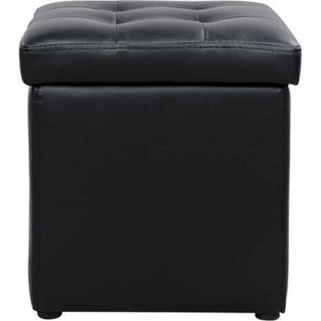 ΣΚΑΜΠΩ ΜΕ ΑΠΟΘΗΚΕΥΤΙΚΟ ΧΩΡΟ PU ΜΑΥΡΟ CUBE HM224.01 36,5x36,5x36Υεκ.