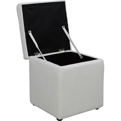 ΣΚΑΜΠΟ PRO CUBE HM224.02 PU ΜΕ ΑΠΟΘΗΚΕΥΤΙΚΟ ΧΩΡΟ- ΛΕΥΚΟ 38x38x36,5Υεκ.