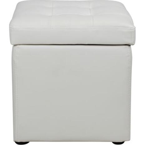 ΣΚΑΜΠΟ PRO CUBE HM224.02 PU ΜΕ ΑΠΟΘΗΚΕΥΤΙΚΟ ΧΩΡΟ- ΛΕΥΚΟ 38x38x36,5Υεκ.