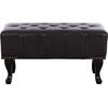 ΤΑΜΠΟΥΡΕ ΥΠΟΠΟΔΙΟ T.CHESTERFIELD EMMA HM226.01 PU 80x44x39Y εκ.ΣΚ.ΚΑΦΕ