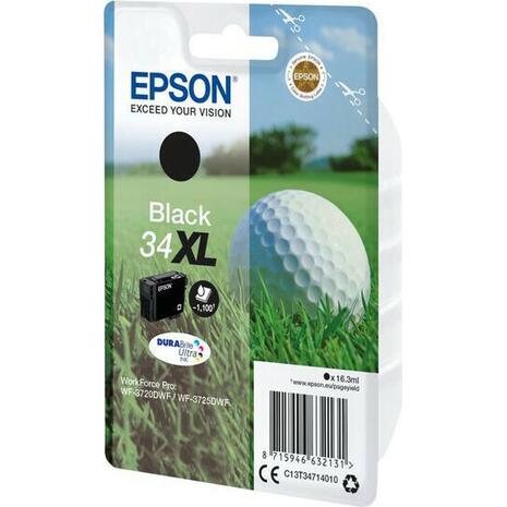 Μελάνι εκτυπωτή EPSON 34XL Μαύρο 16.3ml C13T34714010