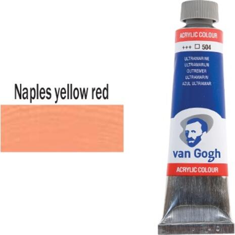 Χρώμα Ακρυλικό Talens Van Gogh 40ml No224 Naples Yellow Red