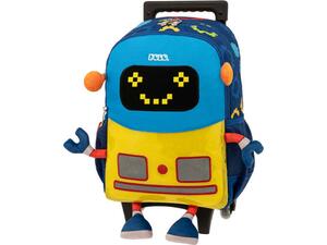 Σακίδιο τρόλεϊ 1+1 θέσεων POLO Junior Los Ninos Robot (9-01-041-8232 2023) - Ανακάλυψε μεγάλη ποικιλία από Σχολικές Τσάντες Τρόλεϊ για να ξεκινήσεις την νέα σχολική χρονιά χωρίς περιττά βάρη από το Oikonomou-Shop.gr.