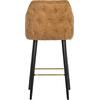 ΣΚΑΜΠΟ BAR ALONZO ΞΥΛΙΝΟ HM9281.19 ΧΡΥΣΟ T. NUBUK 50x62x108,5Υεκ.