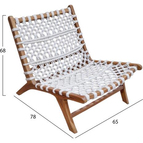 ΠΟΛΥΘΡΟΝΑ ANTIB HM9466.01 ΤΕΑΚ ΞΥΛΟ NYLON ΣΧΟΙΝΙ ΛΕΥΚΟ 65x77x68Υεκ.