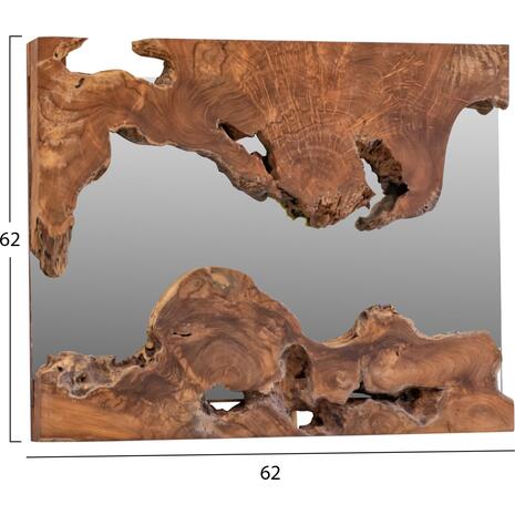 ΚΑΘΡΕΠΤΗΣ HM9361 ΑΠΟ ΜΑΣΙΦ ΞΥΛΟ ΤEAK ΦΥΣΙΚΟ 62X62X5ΕΚ.