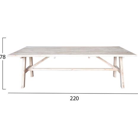 ΤΡΑΠΕΖΙ GROOVE HM9390.01 ΑΠΟ ΞΥΛΟ ΜΑΣΙΦ ΤΕΑΚ 220X100X78Υεκ.