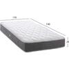 ΣΤΡΩΜΑ DREAMTOPIA ΣΕΙΡΑ LULLABY ALOE VERA HM655.110 BONNELL SPRING 110x190x20Y εκ.