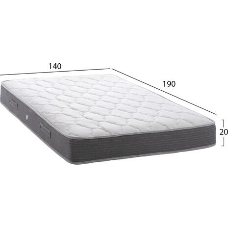 ΣΤΡΩΜΑ DREAMTOPIA ΣΕΙΡΑ LULLABY ALOE VERA HM655.140 BONNELL SPRING 140x190x20Y εκ.