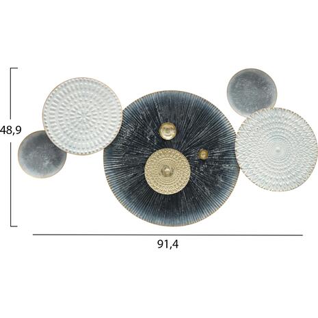 ΔΙΑΚΟΣΜΗΤΙΚΟ ΤΟΙΧΟΥ ΜΕΤΑΛΛΙΚΟ HM7551 91x5x49.5Υ