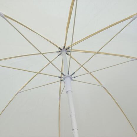 ΟΜΠΡΕΛΑ ΘΑΛΑΣΣΗΣ RANDALL 2.20μ HM6015.01 ΛΕΥΚΗ 8 ΑΚΤΙΝΕΣ FIBERGLASS