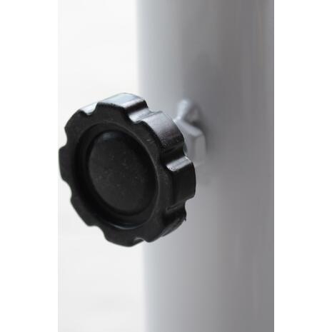 ΒΑΣΗ ΟΜΠΡΕΛΑΣ Φ60mm x 51Υεκ ΜΕΤΑΛΛΙΚΗ ΒΙΔΩΤΗ ΓΙΑ ΣΤΥΛΟ ΕΩΣ Φ60 HM6011 ΛΕΥΚΗ
