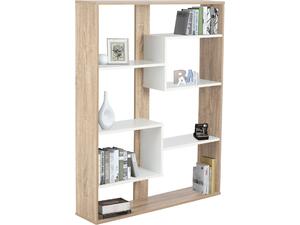 Βιβλιοθήκη Marceline 100x21x124,5cm  Sonoma Λευκό HM8772.01 - Ανακάλυψε ποιοτικά και μοντέρνα Έπιπλα και Βιβλιοθήκες- Ντουλάπες για όλους τους χώρους από το oikonomou-shop.