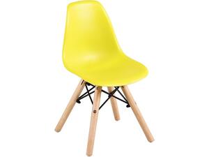 Καρέκλα ART Wood Kid Ξύλο - PP Κίτρινο [Ε-00019995] ΕΜ123,ΚY