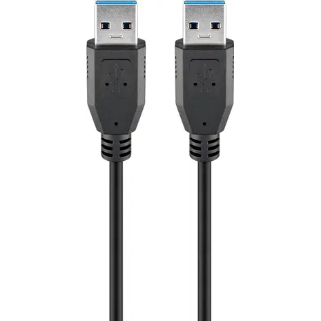 Καλώδιο GOOBAY USB 3.0 SuperSpeed 95716, 5 Gbit/s, 0.5m, μαύρο