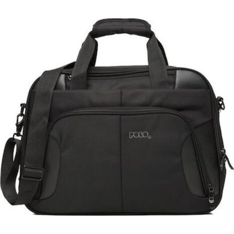 Τσάντα για laptop POLO Briefcase Techero Black - Μαύρο (9-07-161-2000 2023)