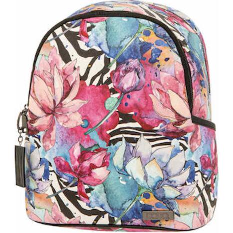 Τσάντα πλάτης 2 θέσεων POLO Lydia Floral (9-07-049-8242 2023)