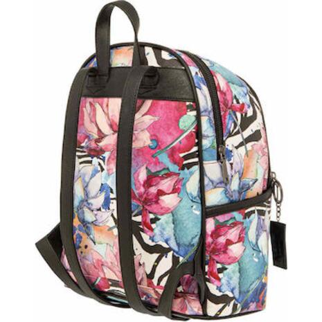 Τσάντα πλάτης 2 θέσεων POLO Lydia Floral (9-07-049-8242 2023)