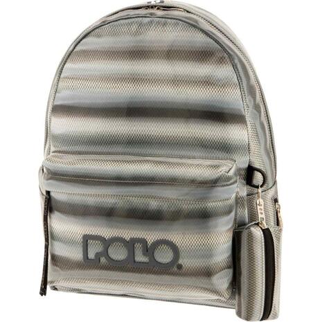 Τσάντα Πλάτης 1+1 θέσεων Polo Ragazza Multi Grey