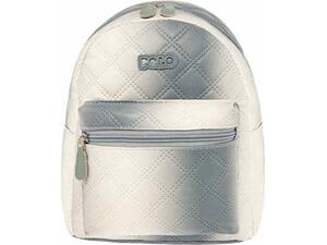 Τσάντα Πλάτης νηπίου 1+1 θέσεων Polo Mini Contessa Grey Cotton (9-07-035-8222 2023)