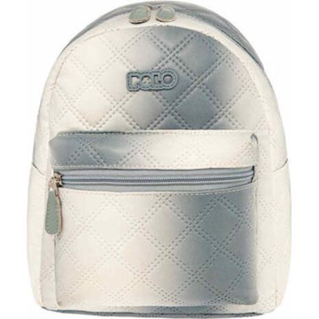Τσάντα Πλάτης νηπίου 1+1 θέσεων Polo Mini Contessa Grey Cotton (9-07-035-8222 2023)