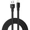 Καλώδιο POWERTECH USB σε Lightning armor PTR-0099, 15W 3A, 1m, μαύρο