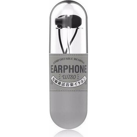 Ακουστικά Handsfree WK Wi80 με Βύσμα 3.5mm - μαύρο