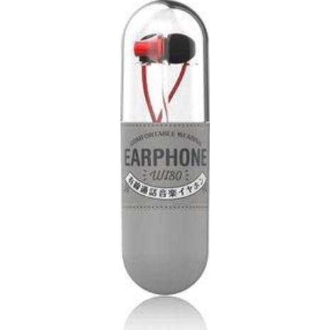 Ακουστικά Handsfree WK Wi80 με Βύσμα 3.5mm - κόκκινο