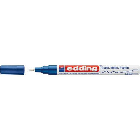 Μαρκαδόρος ανεξίτηλος EDDING 780 0.8mm (Μπλε)