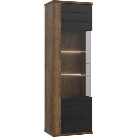 ΒΙΤΡΙΝΑ ΜΕΛΑΜΙΝΗΣ RYKER HM8855 ΚΑΡΥΔΙ ΓΚΡΙ 62,1x41,6x197,1 εκ.