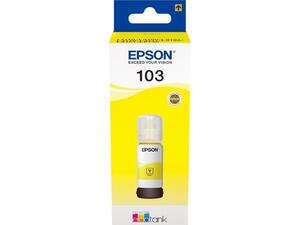 Μελάνι εκτυπωτή Epson 103 Yellow 65ml C13T00S44A