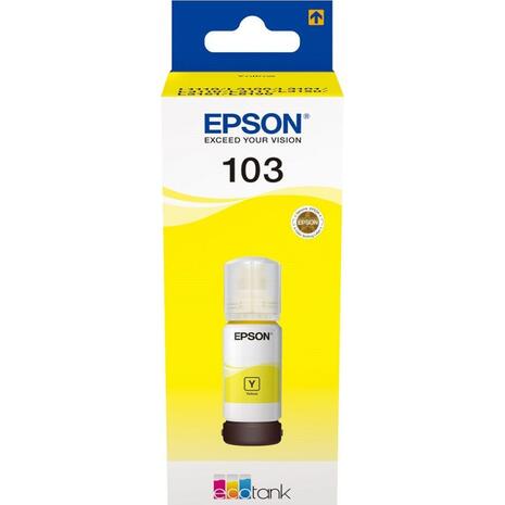 Μελάνι εκτυπωτή Epson 103 Yellow 65ml C13T00S44A