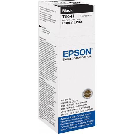 Μελάνι εκτυπωτή Epson T6641 Black bottle C13T66414A