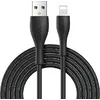 Καλώδιο Joyroom USB σε Lightning με LED, 2.4A, 1m, μαύρο S-1030M8