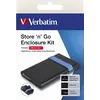 Θήκη για Σκληρό Δίσκο Verbatim Store 'n' Go HDD-SSD enclosure kit 2.5" USB 3.2