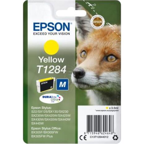 Μελάνι εκτυπωτή Epson T1284 Yellow C13T12844012