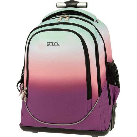 Σακίδιο τρόλεϊ 2+1 θέσεων POLO Trolley Mikro Uplow Lilac/Pink/Aqua Gradient (9-01-253-8086 2023)