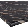 ΕΠΙΦΑΝΕΙΑ ΤΡΑΠΕΖΙΟΥ WERZALIT 60Χ60Χ3.5εκ.  BLACK GOLD MARBLE HM5229.15