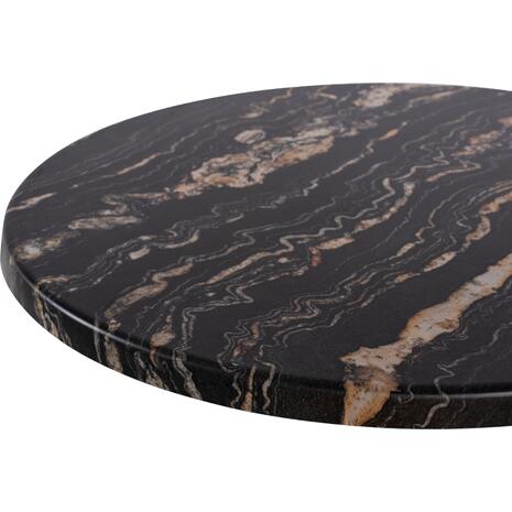 ΕΠΙΦΑΝΕΙΑ ΤΡΑΠΕΖΙΟΥ Φ60Χ2.5εκ. 5787 WERZALIT BLACK GOLD MARBLE HM5227.15