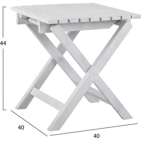 ΣΚΑΜΠΩ-ΤΡΑΠΕΖΑΚΙ ΒΟΗΘ/ΚΟ ΛΕΥΚΟ 402 KOLI ΠΤΥΣ/ΝΟ HM288.03 40x40x44 εκ