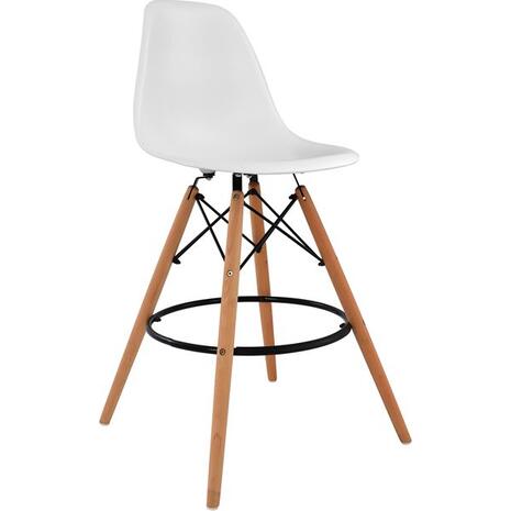 ΣΚΑΜΠΟ ΜΠΑΡ RENATA HM0173.01 ΛΕΥΚΟ 58x56x107Υ εκ. (σετ 4 τεμαχίων)