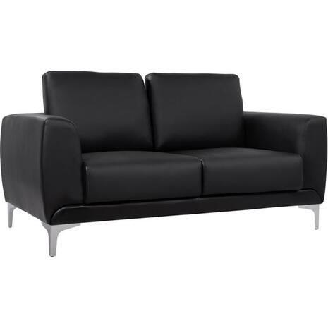 ΚΑΝΑΠΕΣ 2ΘΕΣΙΟΣ KΕΝΖΙΕ HM3121.21 ΜΕ ΜΑΥΡΟ PU 142x81x81 εκ.