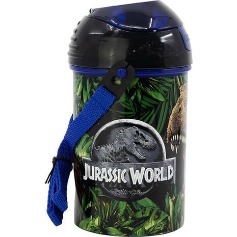 Παγουρίνο πλαστικό Stor Pop Up Jurassic World 450ml (530-14689)