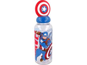 Παγουρίνο πλαστικό Stor 3D Captain America Collage 560ml (530-10132)