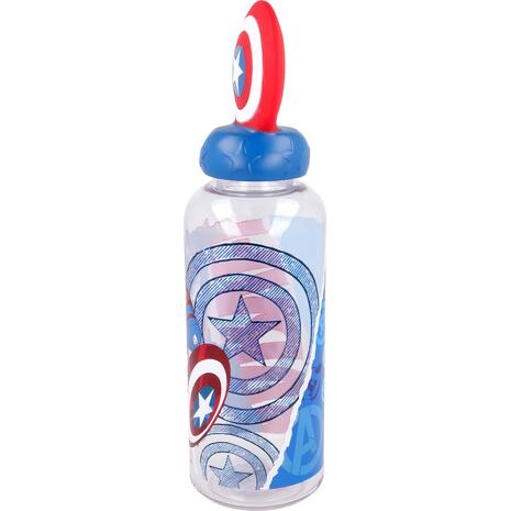 Παγουρίνο πλαστικό Stor 3D Captain America Collage 560ml (530-10132)