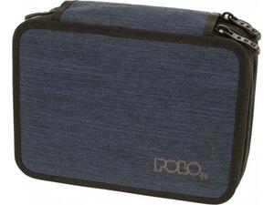 Κασετίνα τριπλή POLO Solido Dark Blue - Σκούρο Μπλε (9-37-279-5100 2023)