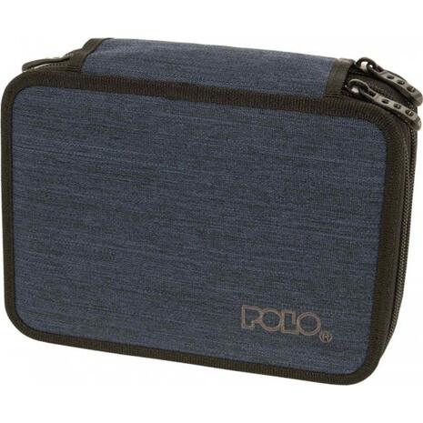 Κασετίνα τριπλή POLO Solido Dark Blue - Σκούρο Μπλε (9-37-279-5100 2023)