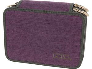 Κασετίνα τετράγωνη 3 θέσεων POLO Solido Purple - Μωβ (9-37-279-4700)