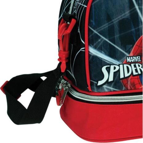 Τσαντάκι φαγητού Gim Spiderman Black City (337-05220)