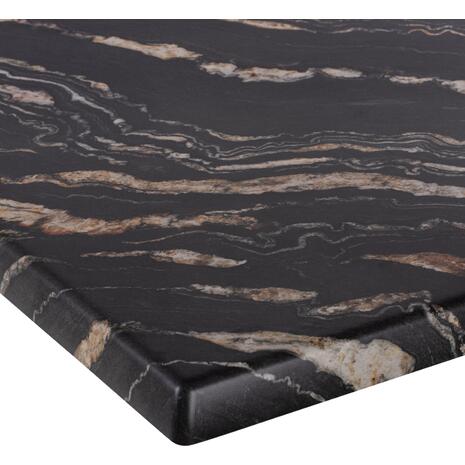 ΕΠΙΦΑΝΕΙΑ ΤΡΑΠΕΖΙΟΥ WERZALIT 80Χ80Χ3.5εκ. BLACK GOLD MARBLE HM5231.15